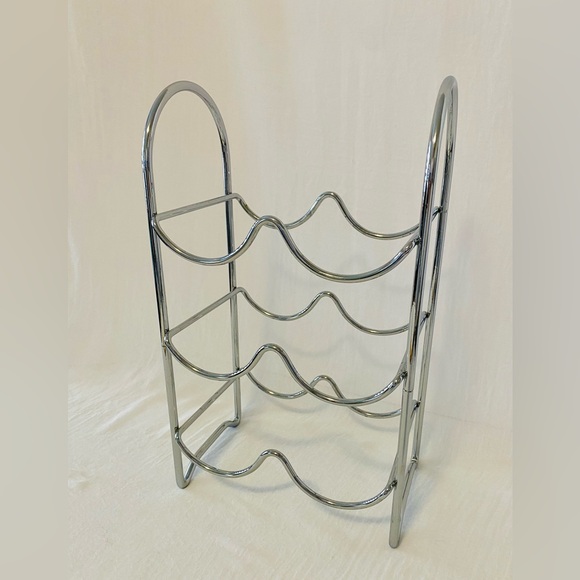 Chrome Wine Rack - Picture 2 of 5